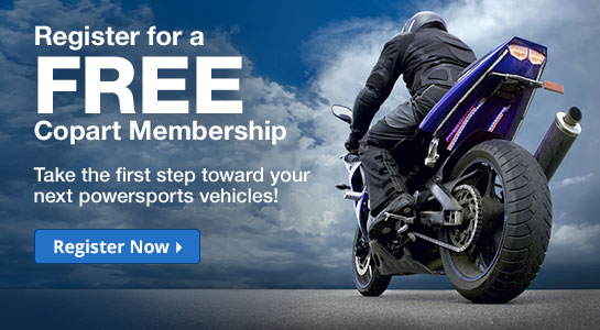 Register for Free to Find Your Next Powersports